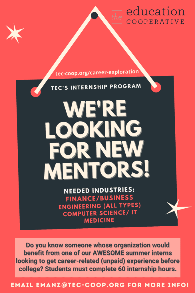 Mentors needed